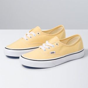 Special Edition Pastel Yellow Vans